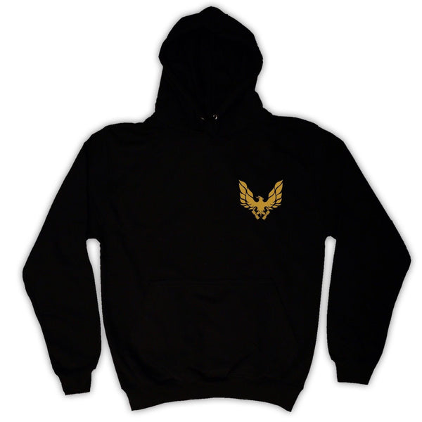 Mens Black signature getmybodyfit pullover Hoodie