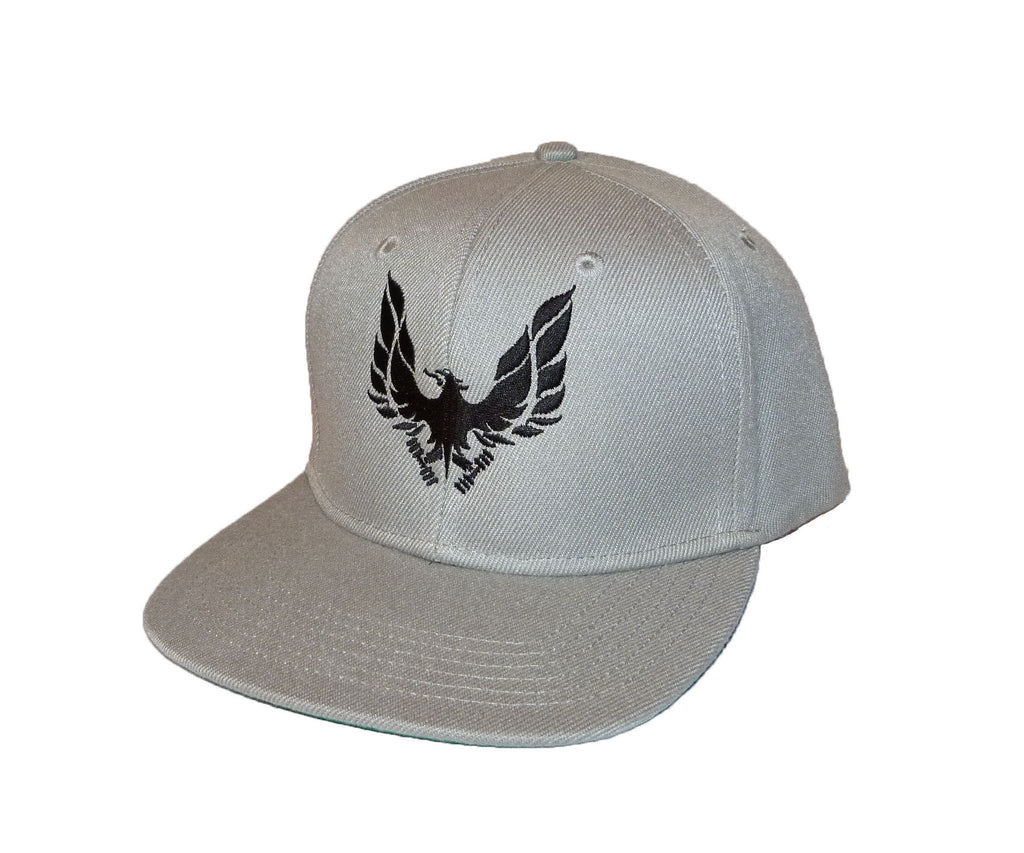 Snap Back Cap Grey Black Getmybodyfit