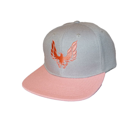 womens snap back cap pink 