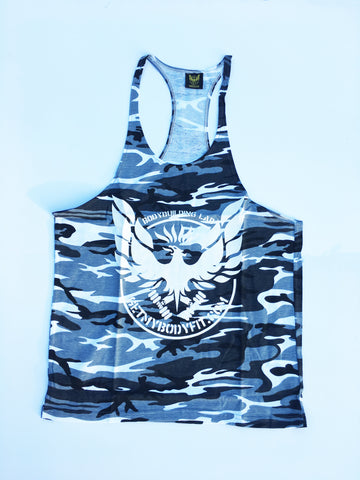 Grey camo Getmybodyfit stringer vest