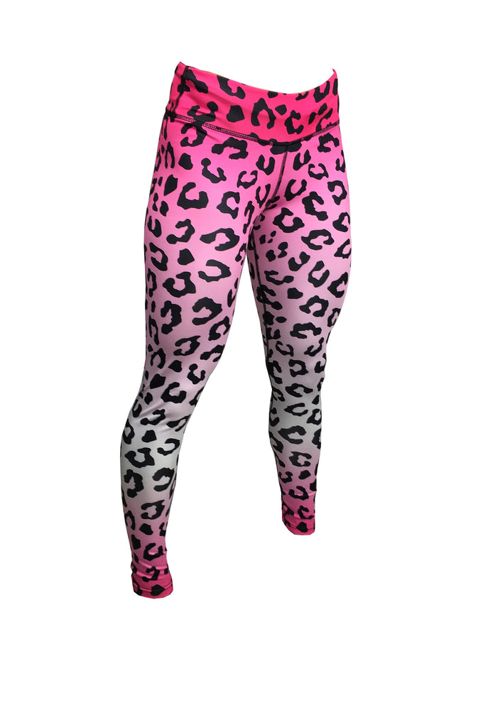Pink leopard yoga pants new arrivals